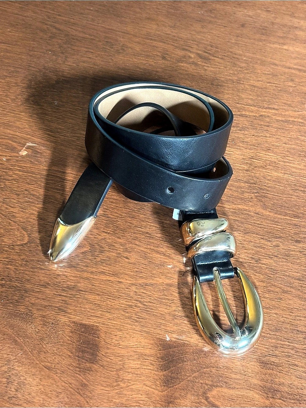 A New Day Organic Gold Buckle Belt